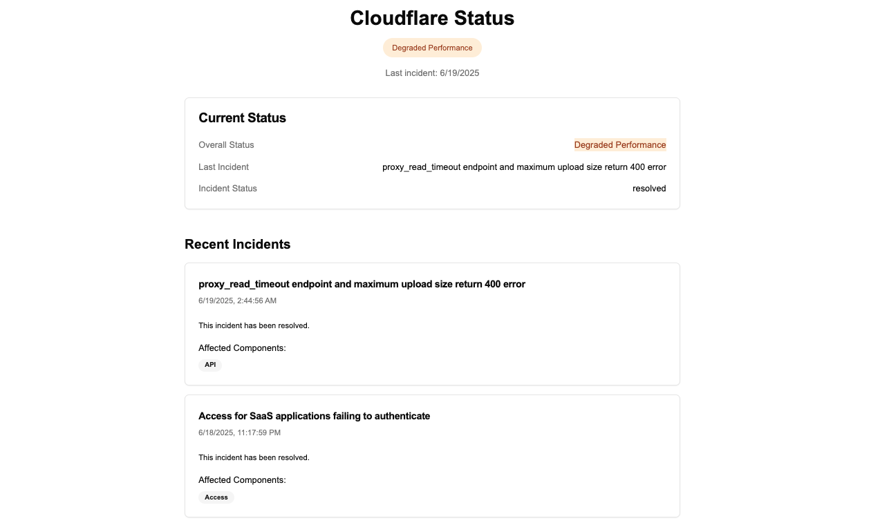 Statuspagina Aggregator - Krijgstation waarschuwingen - voor al uw tools/leveranciers/providers media 4