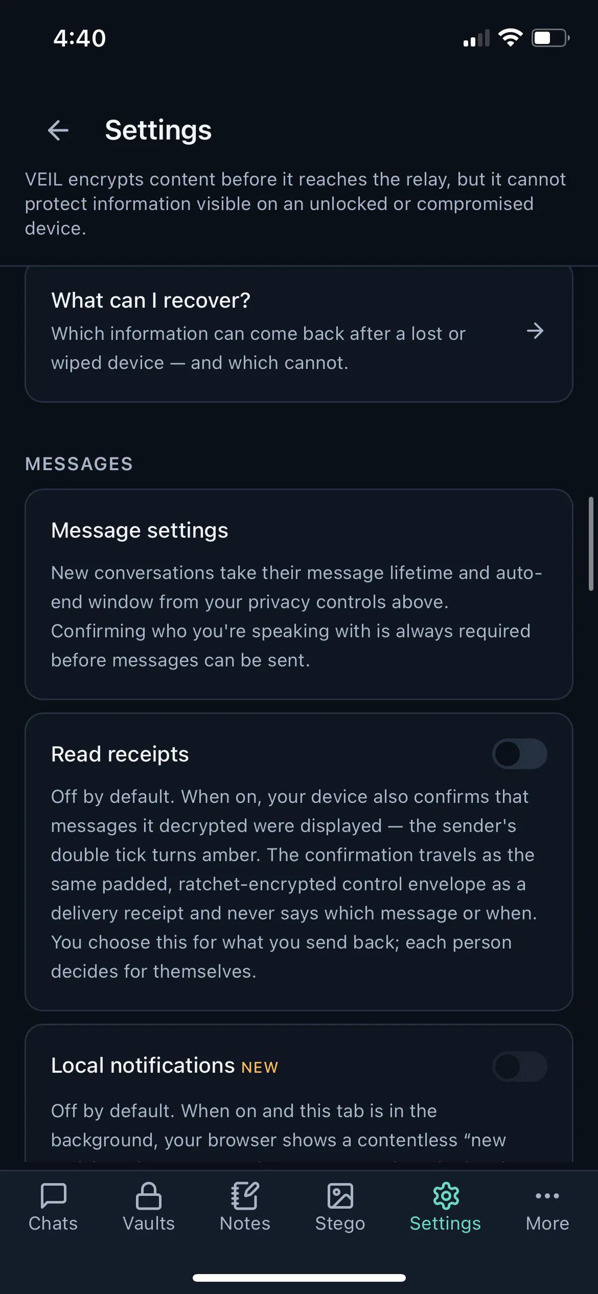 VEIL - More than Encrypted Messaging gallery image