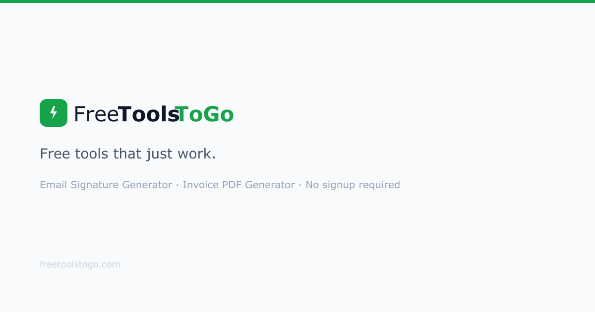 FreeToolsToGo gallery image