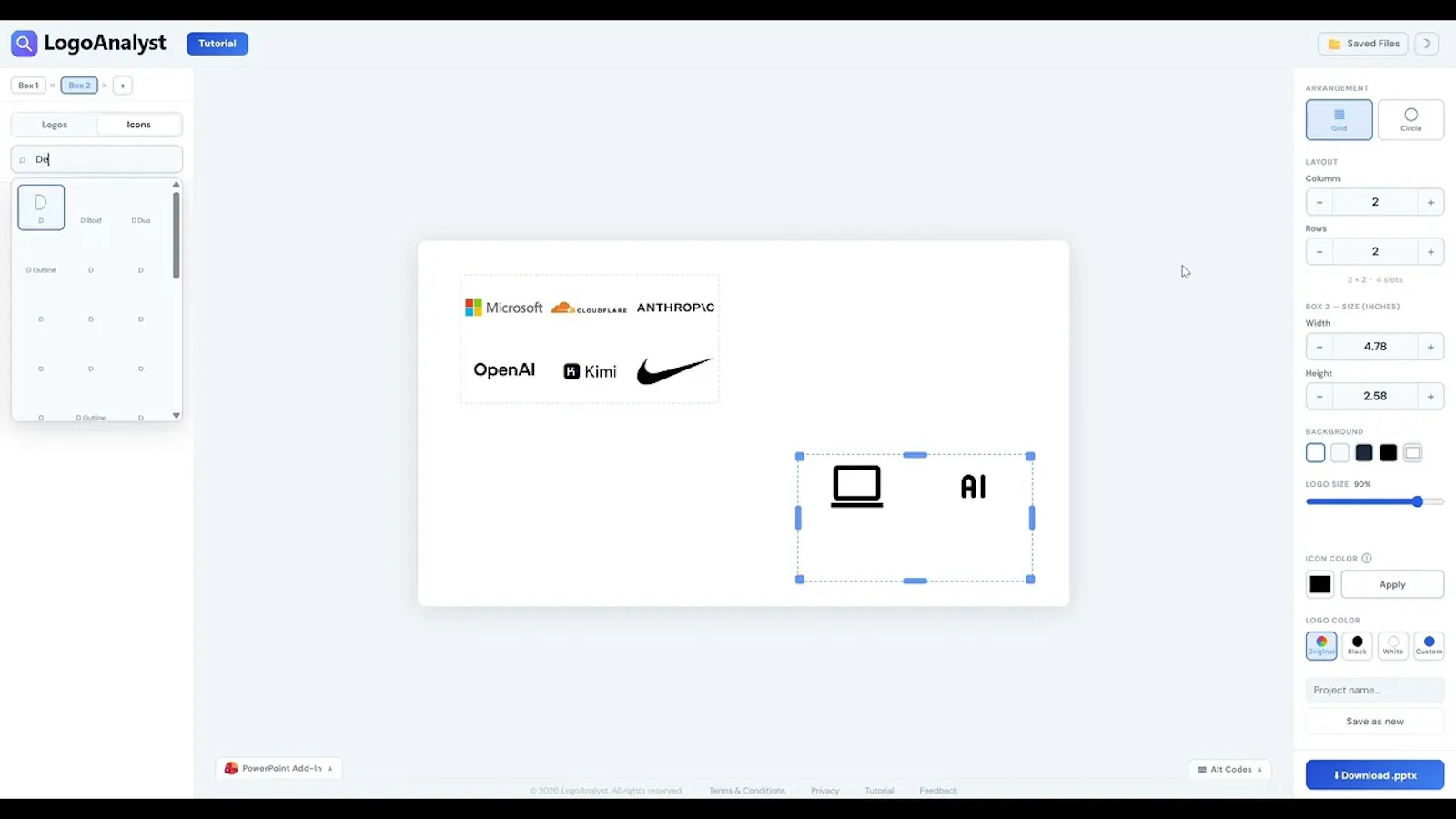 LogoAnalyst screenshot 1 (video preview)