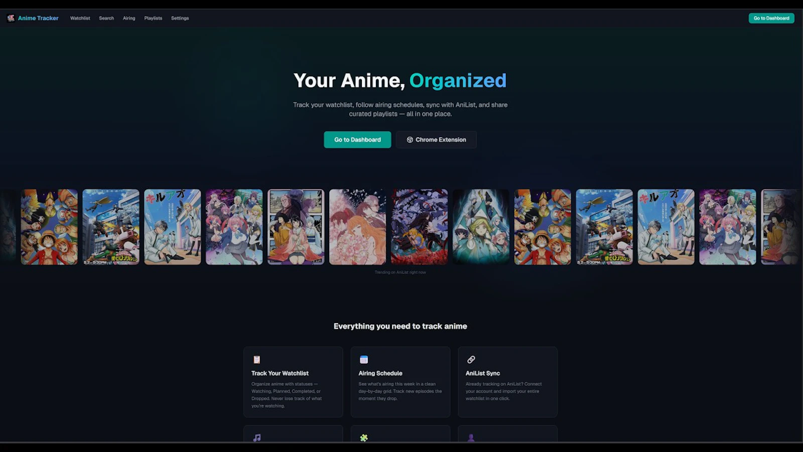 Anime Tracker screenshot 1 (video preview)