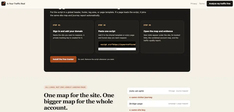 Is Your Traffic Real screenshot 4