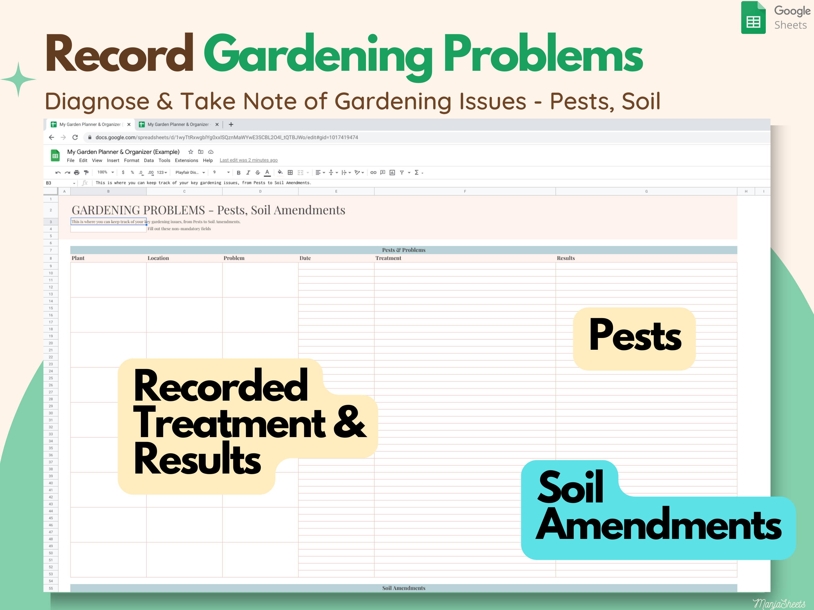Garden Journal & Planner Google Sheets media 9
