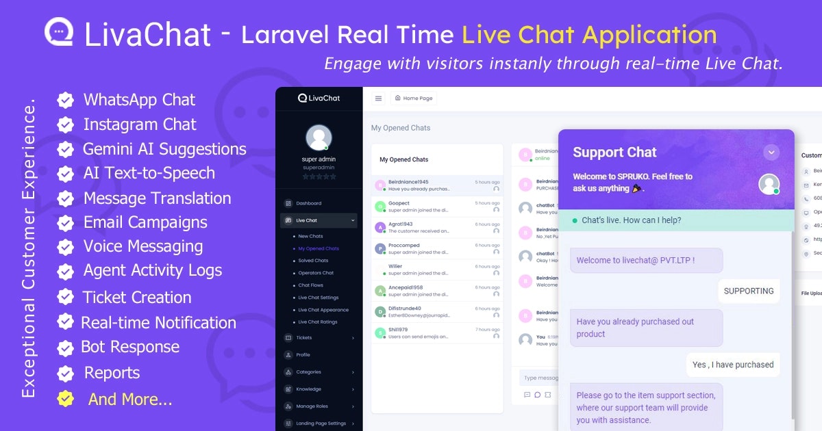 SprukoMarket - Main product screenshot demonstrating key features and user interface