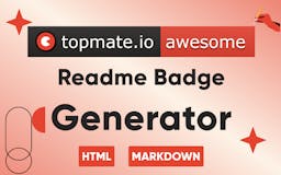 Topmate.io README Badge Generator media 1