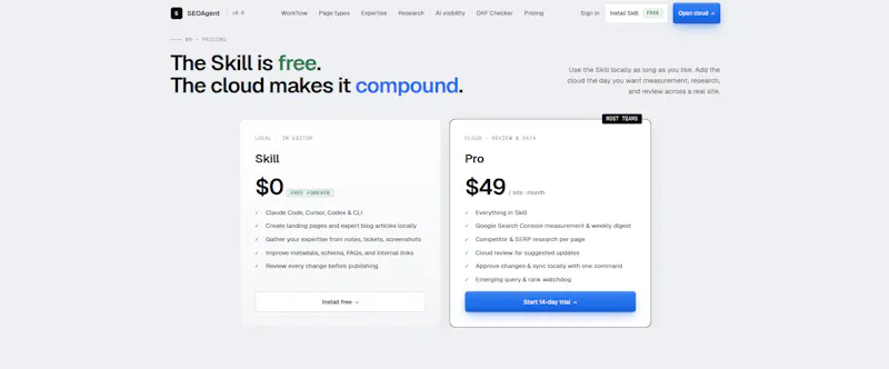SEOAgent screenshot 2