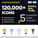 Huge Icons Pack 120,000+ Businesses Icon