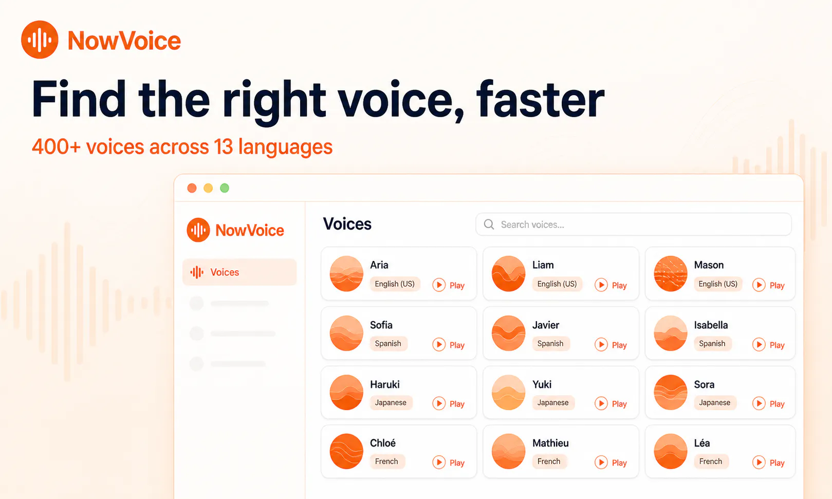 NowVoice gallery image