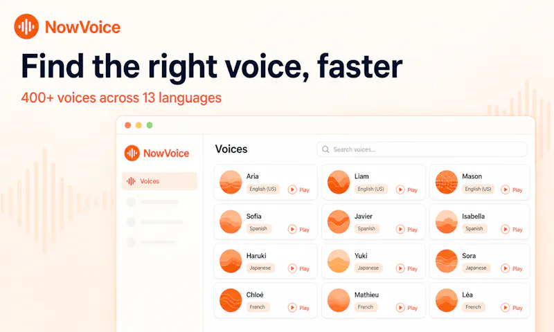 NowVoice screenshot 2