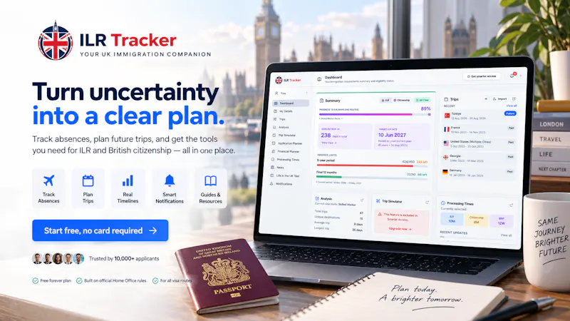 ILR Tracker screenshot 2