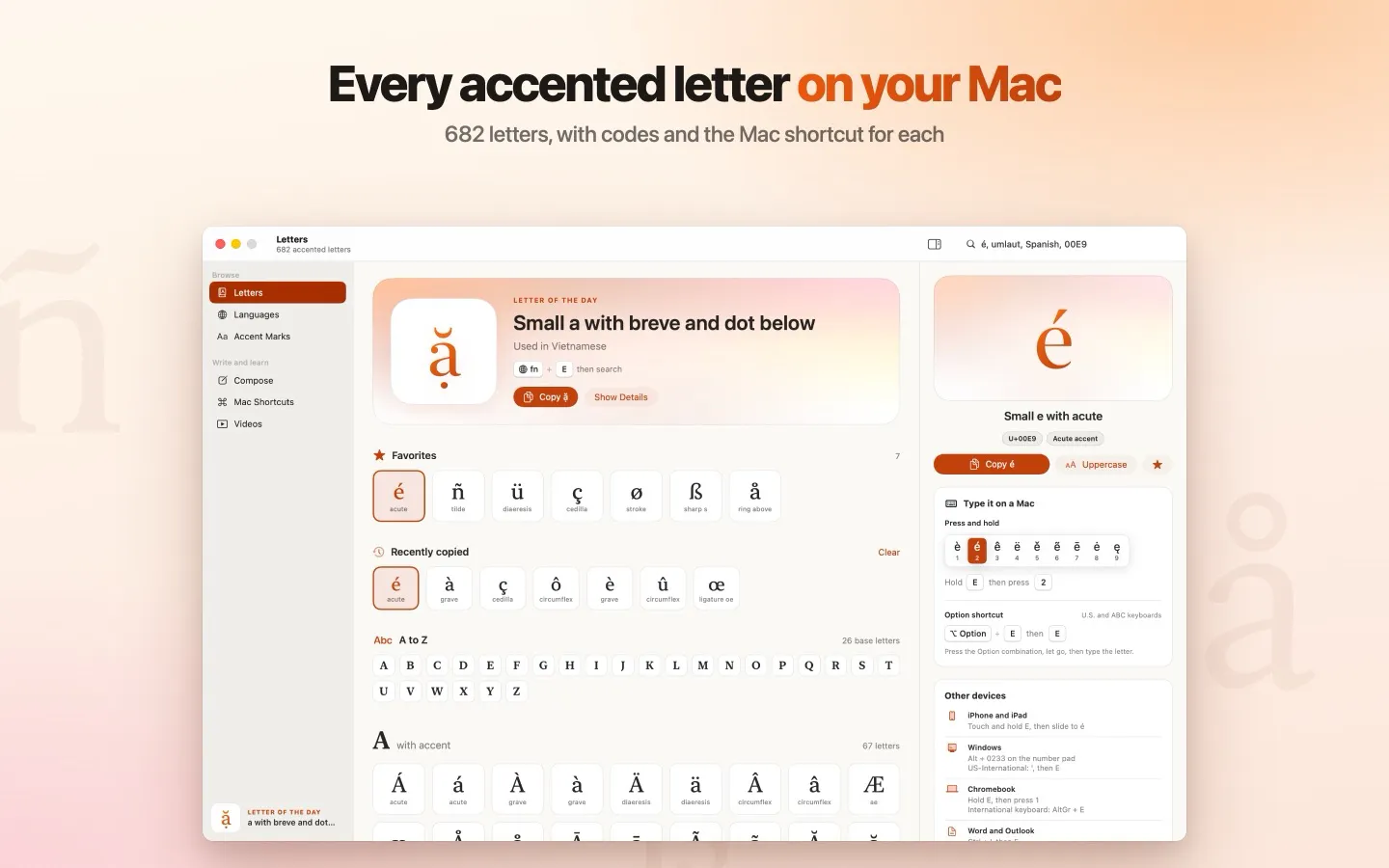 Accent Letters gallery image