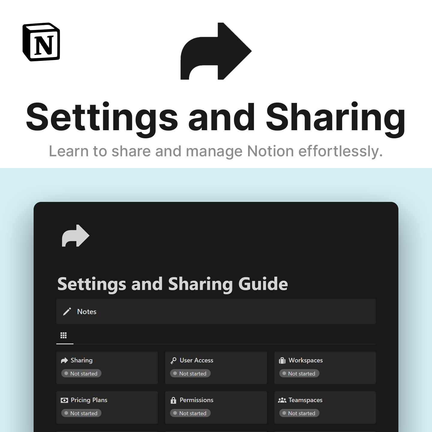 Notion Settings and ... logo