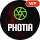 Photia – Photography Portfolio Theme - Product Hunt launch logo and brand identity