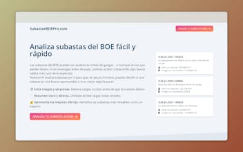 Subastas BOE Pro gallery image