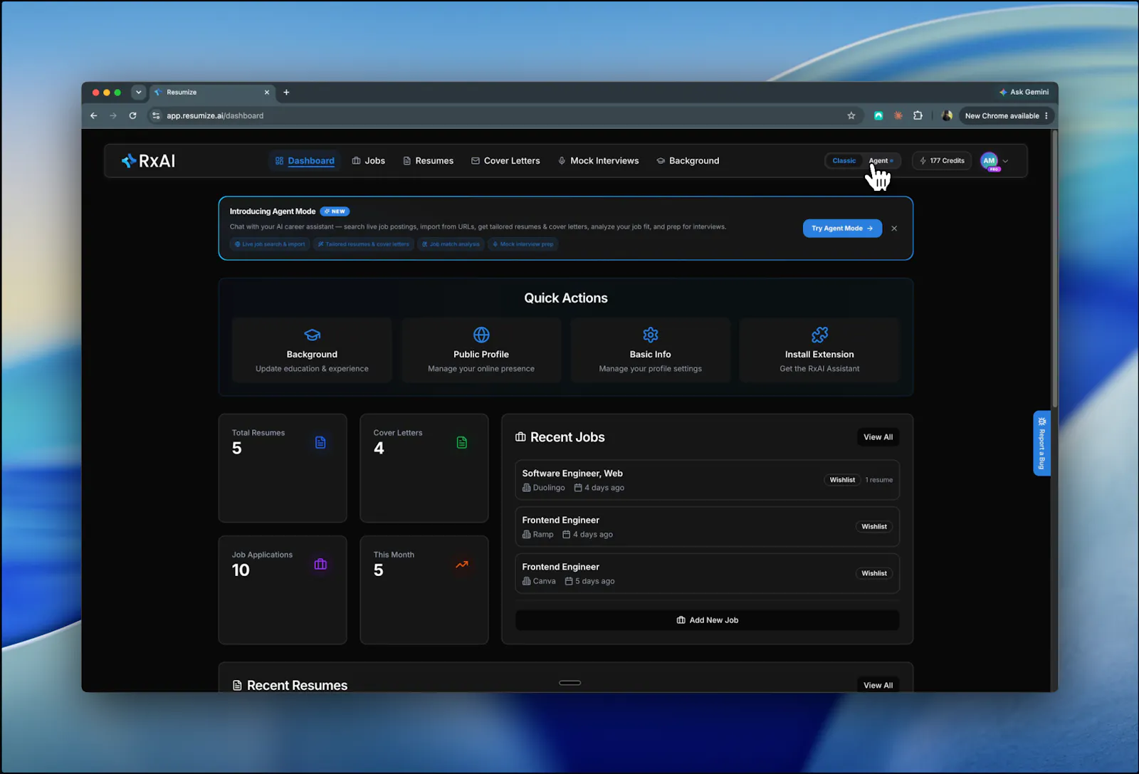 ResumizeAI screenshot 2