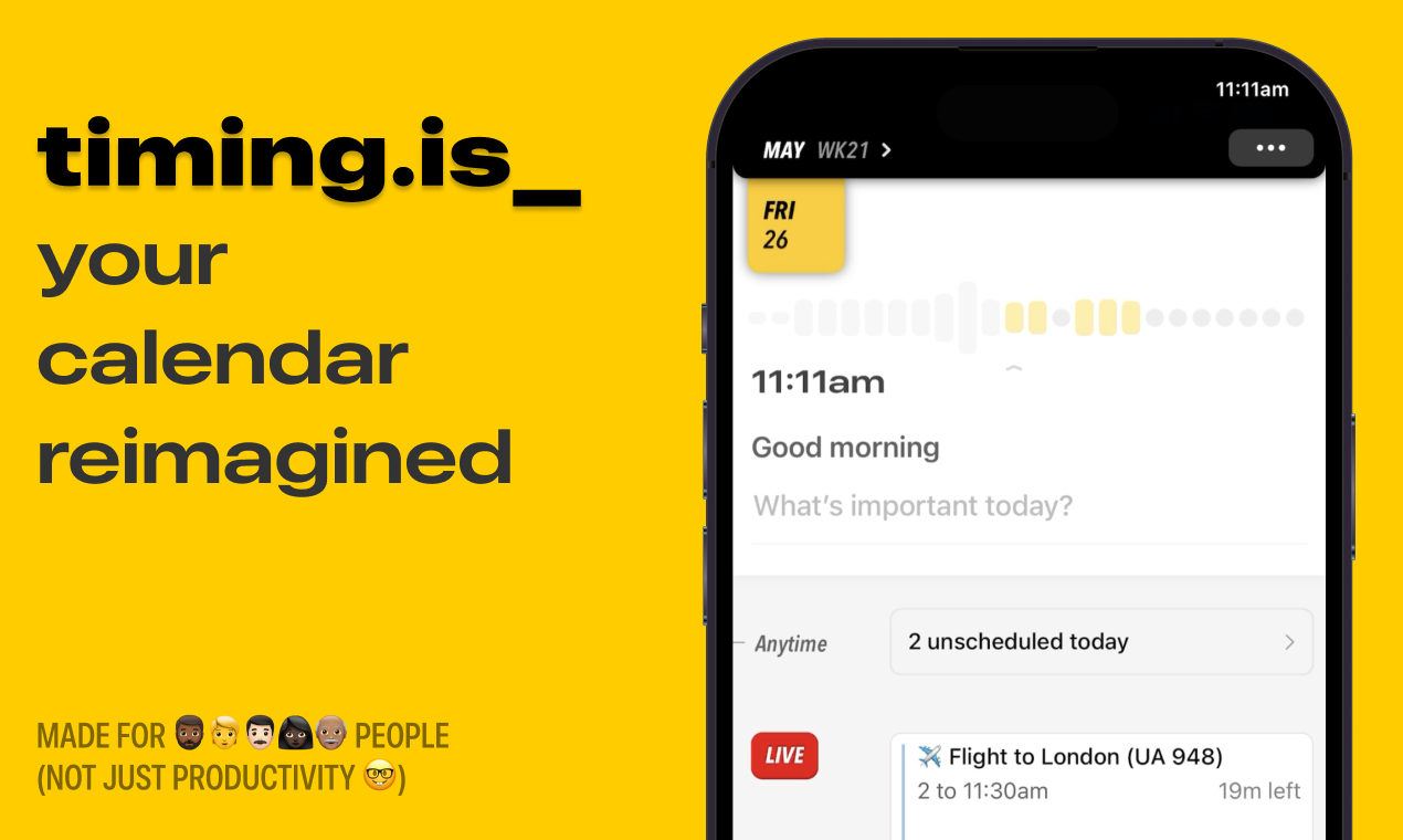 timing.is - IOS के लिए एक अगला जनरल व्यक्तिगत समय प्रबंधन ऐप मीडिया 2