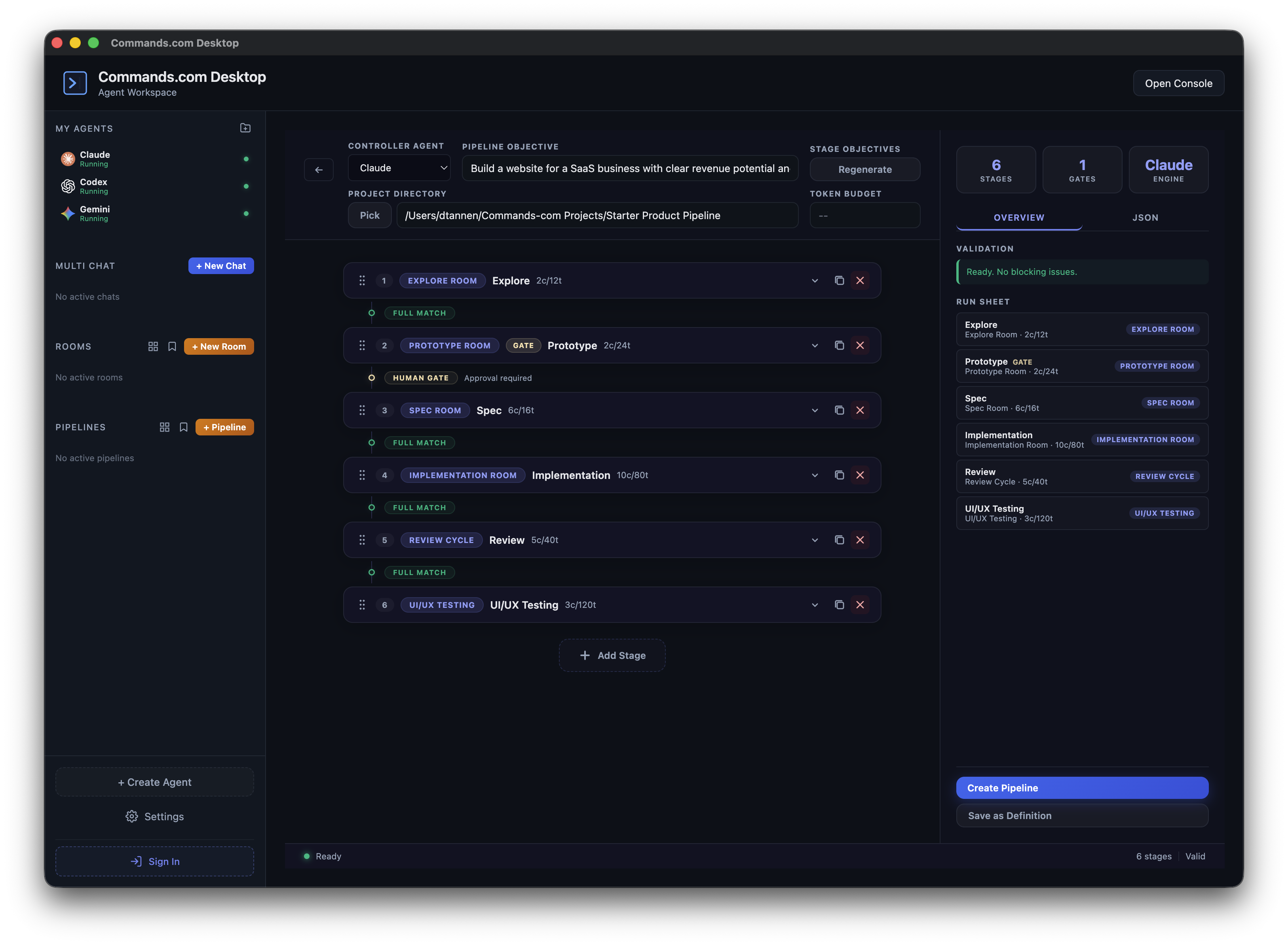Commands.com: The Multi-Agent Workspace gallery image
