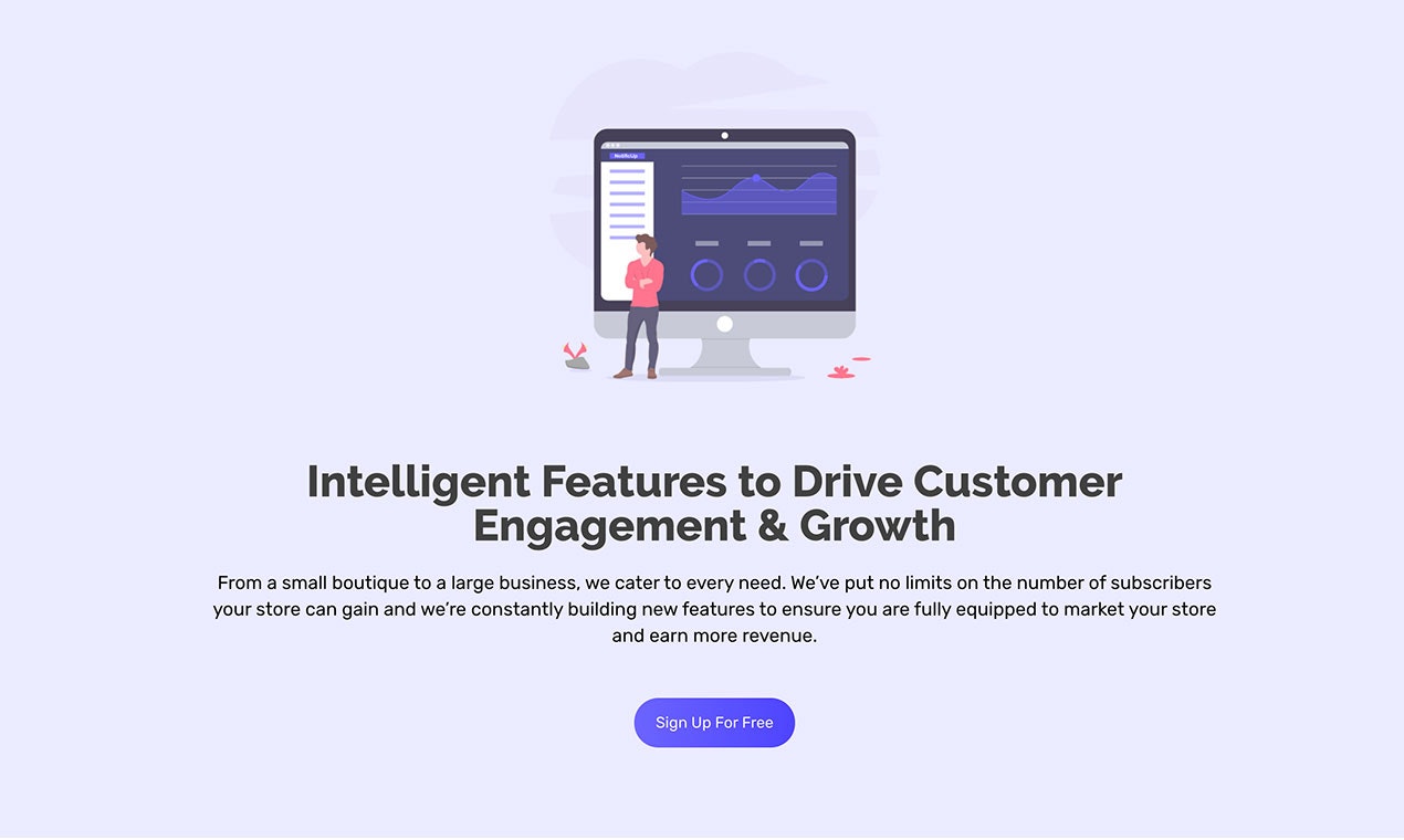 NotificUp - Web Push Notification - Beta gallery image