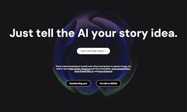 Storybotインターフェースで選択肢を探索するユーザー