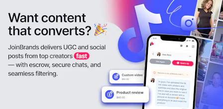 JoinBrands: Influencers & UGC Creators gallery image