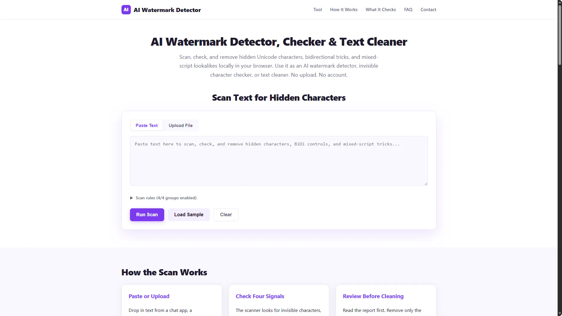 AI Watermark Detector