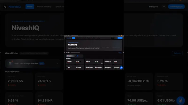 NiveshIQ screenshot 1 (video preview)