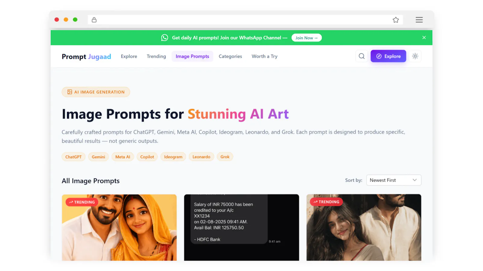 Prompt Jugaad screenshot 2