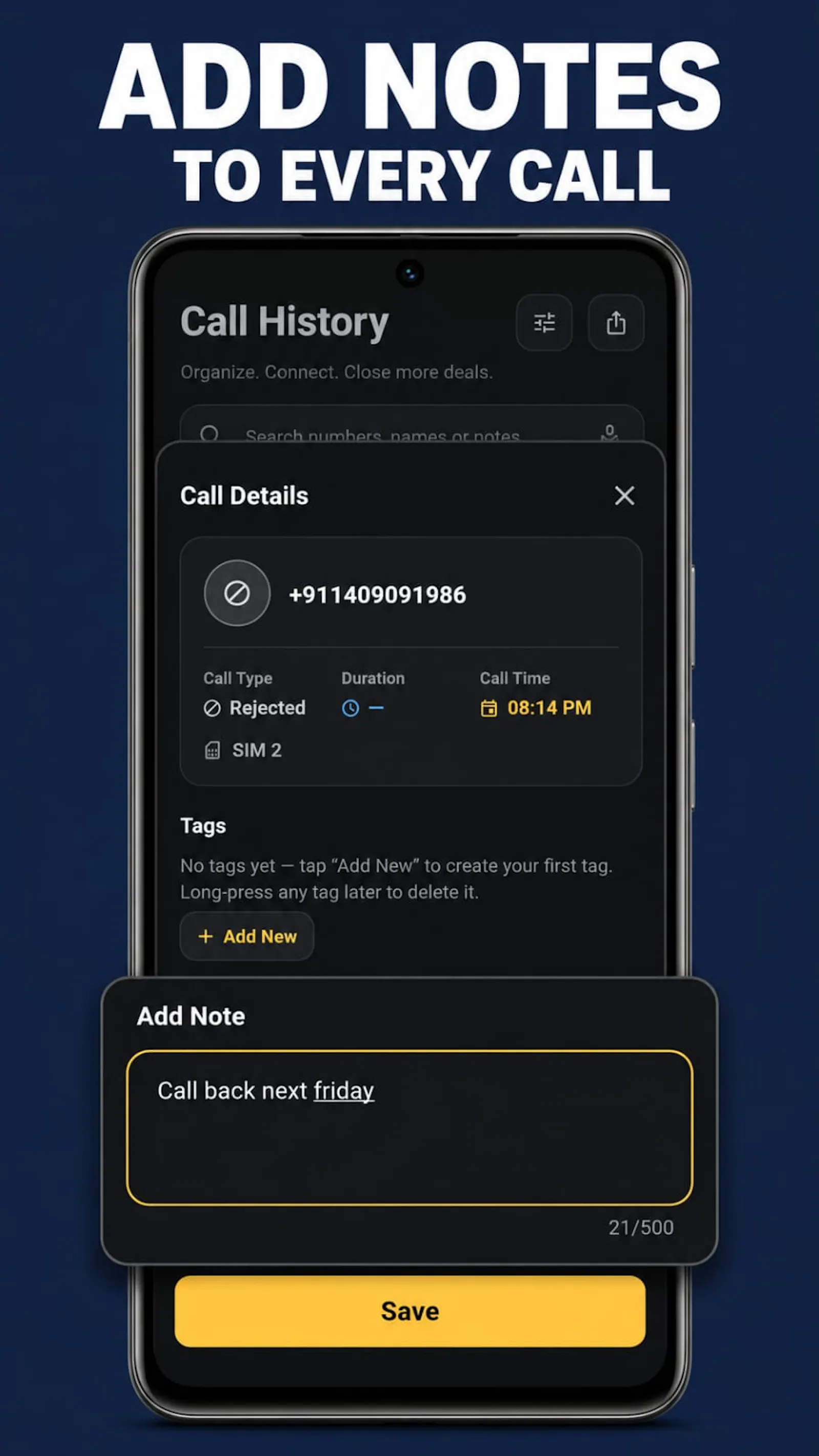 Telix : Dailer & Call Tracker screenshot 3