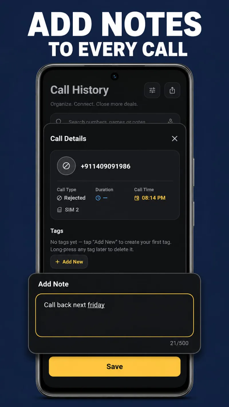 Telix : Dailer & Call Tracker screenshot 3
