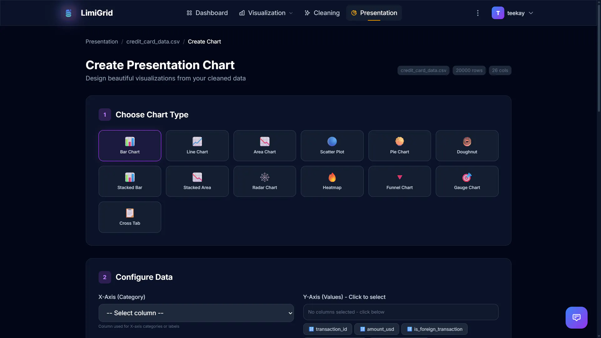 LimiGrid screenshot