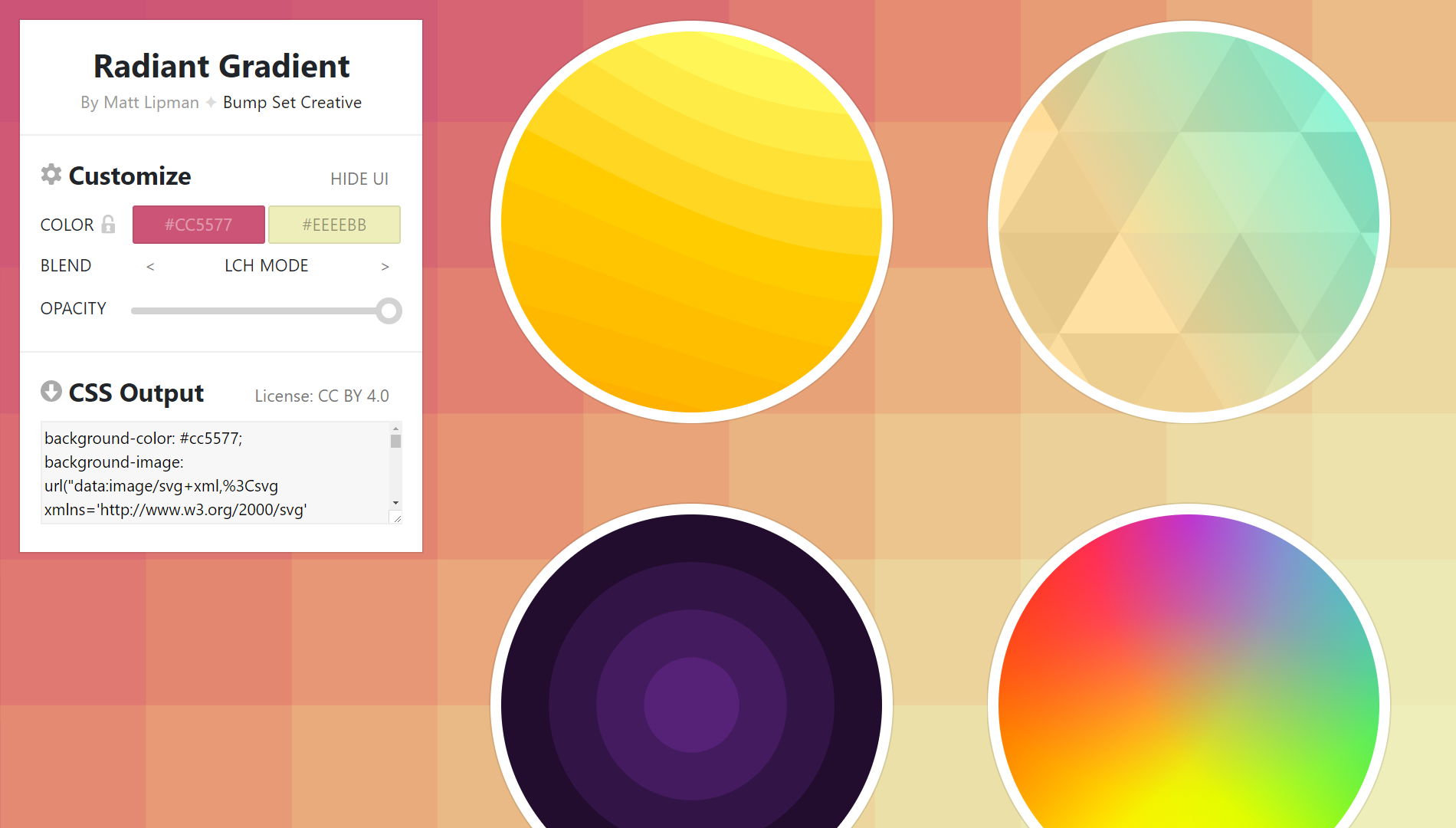 Svg Background Generator Customize Scalable Backgrounds And Patterns For Free Product Hunt