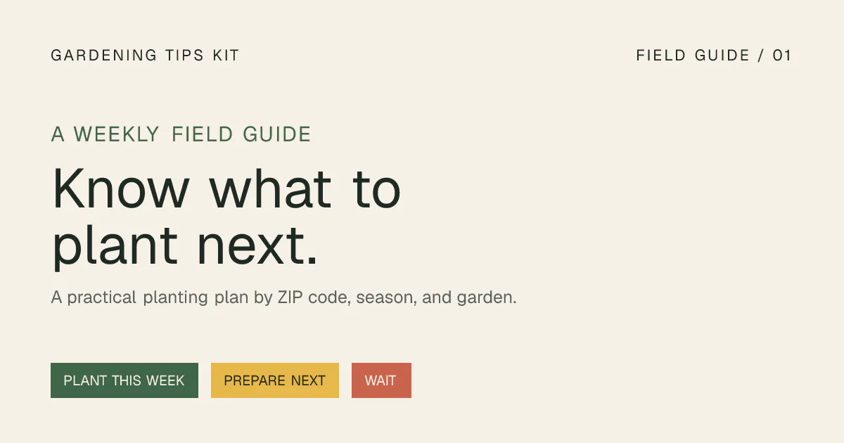 Gardening Tips Kit gallery image