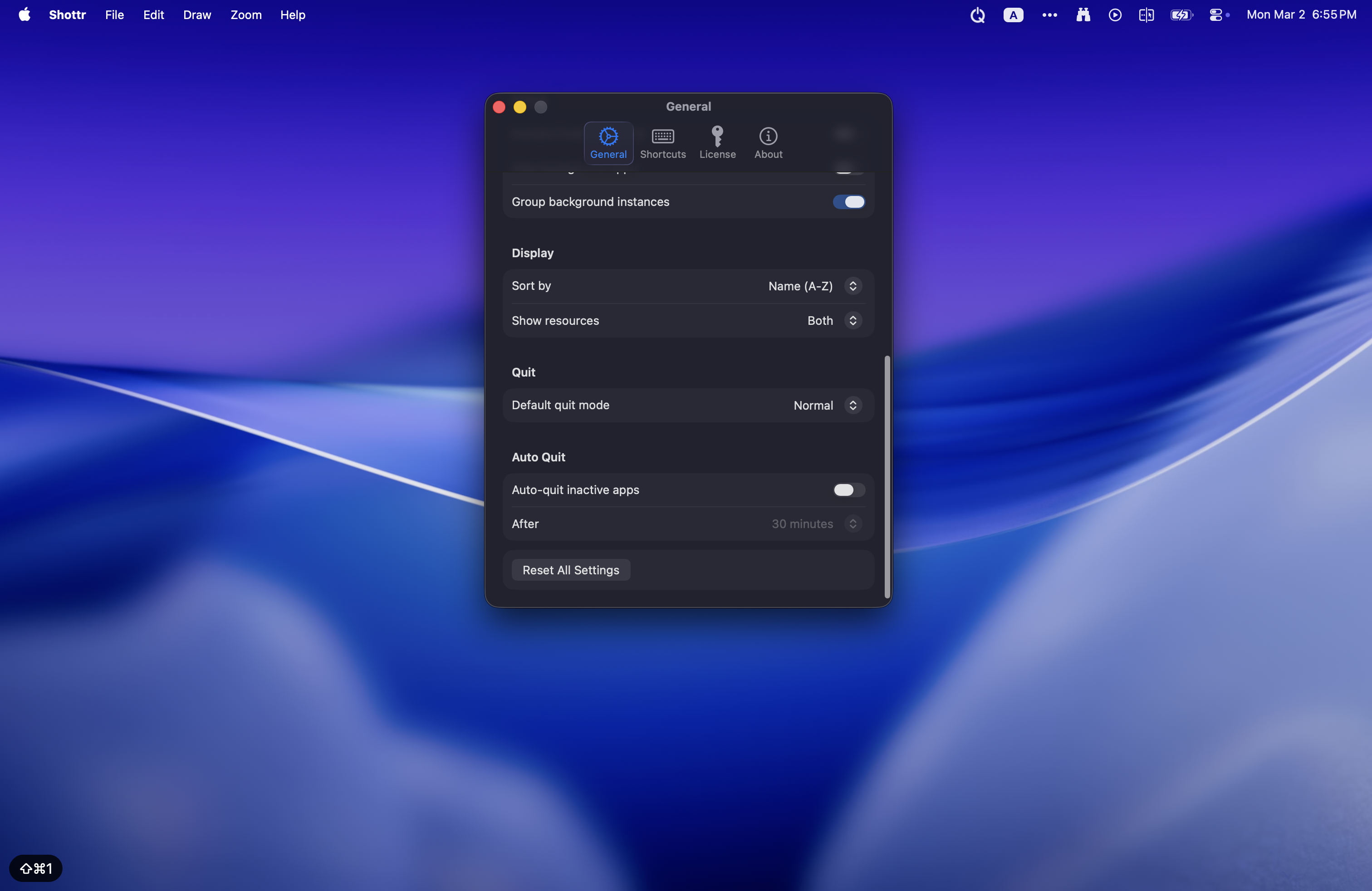MacQuit - Screenshot 3 showing product features and functionality