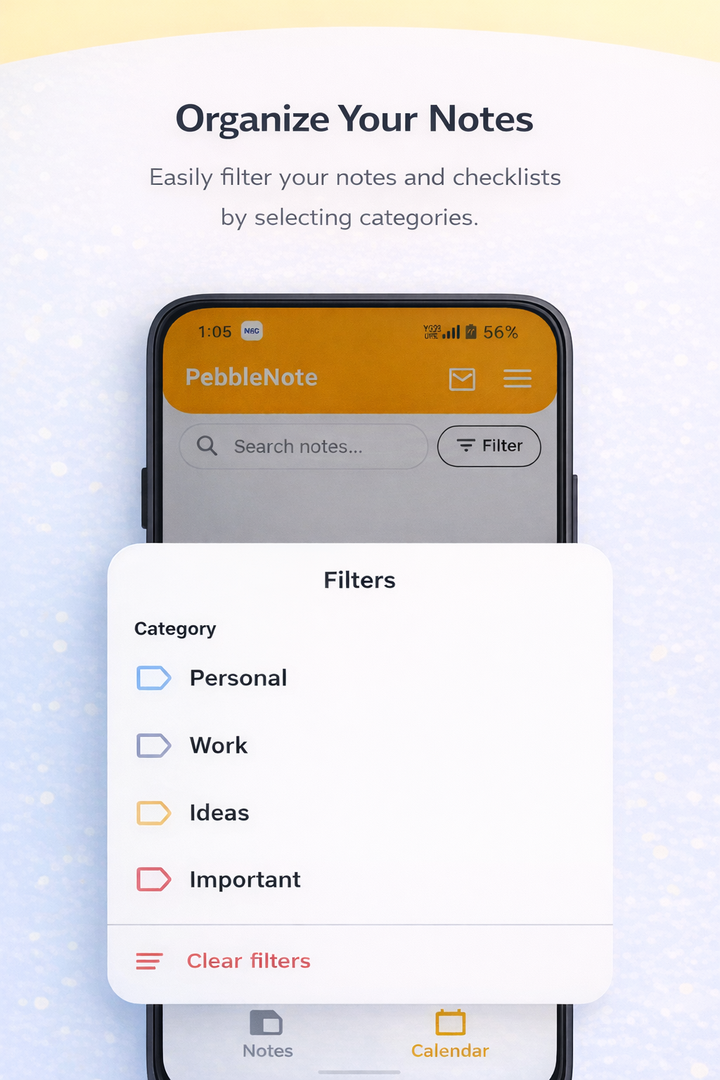 PebbleNote – Smart Notes - Screenshot 2 showing product features and functionality