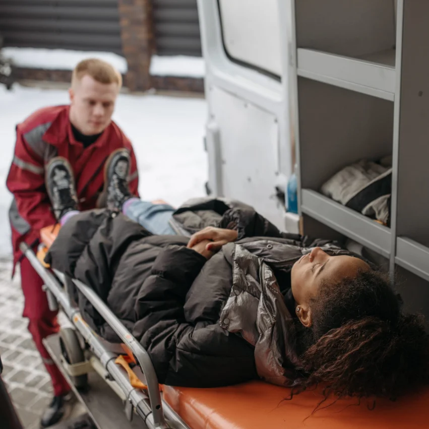 Safe Medical Transport - Main screenshot showing features and interface