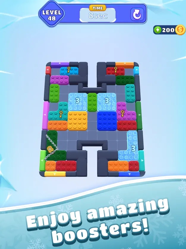 Media Jam blok warna - Jam blok warna 3