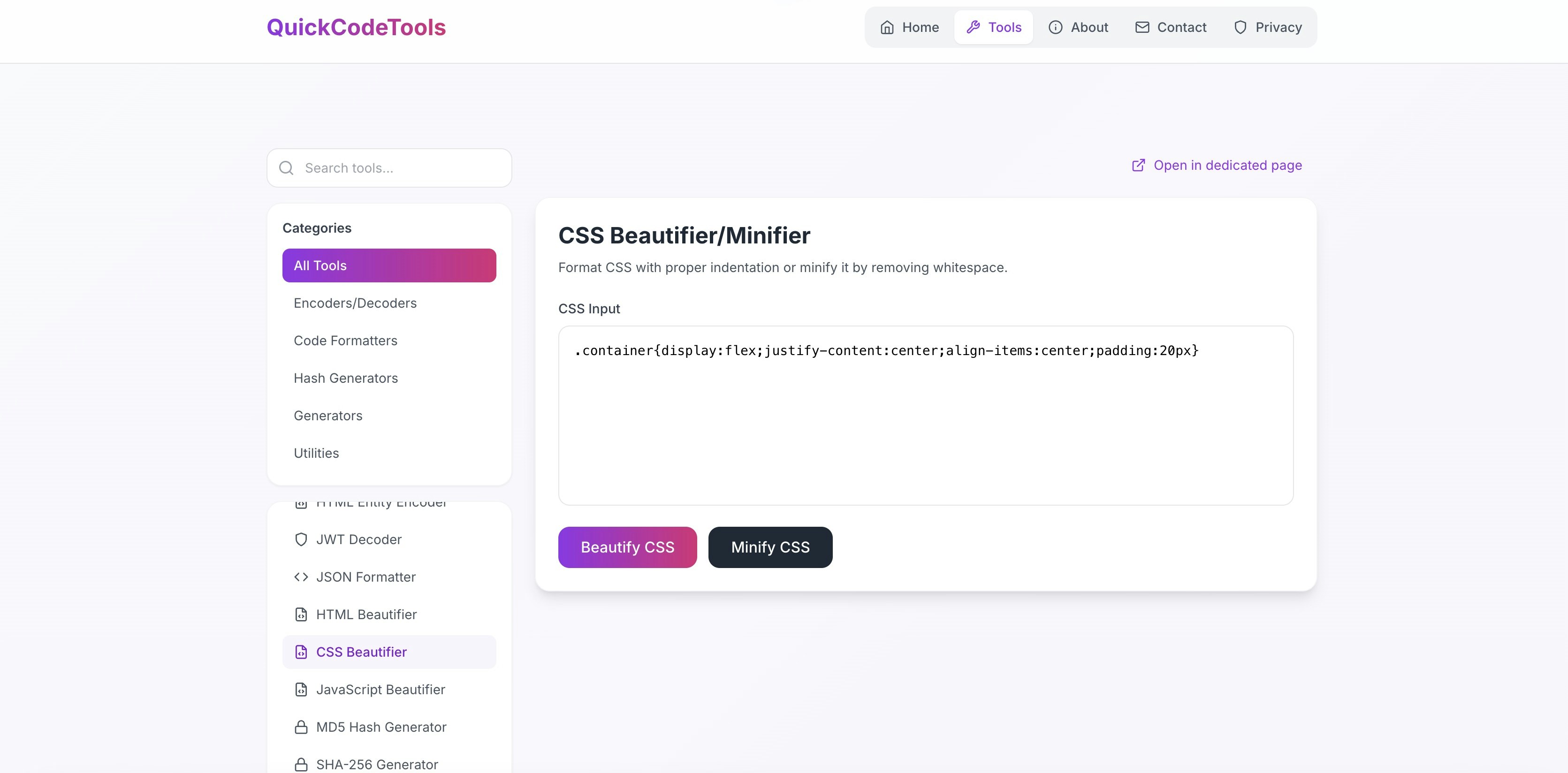 QuickCodeTools gallery image