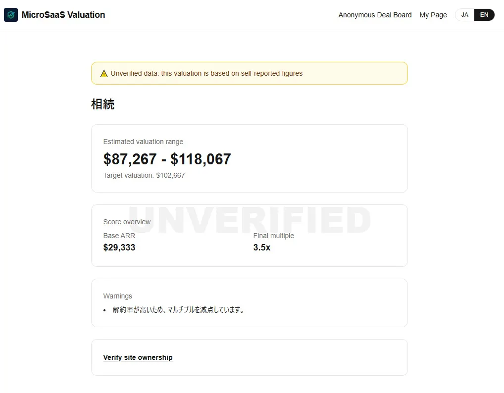 MicroSaaS Valuation gallery image