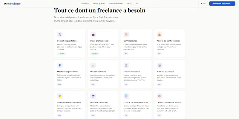 DocFreelance screenshot 2