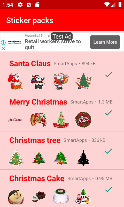 Christmas Stickers for WhatsApp gallery image