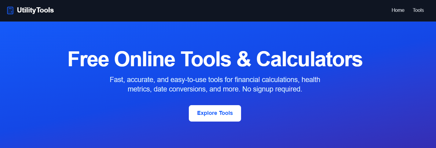 Utility Tools | Free Online Tools gallery image