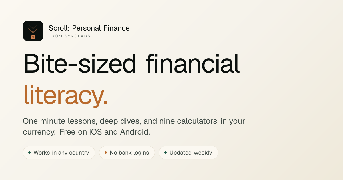 Scroll: Personal Finance gallery image
