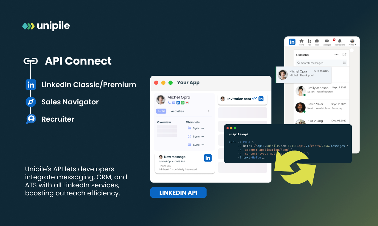 startuptile Unipile LinkedIn API-Integrate LinkedIn into your app