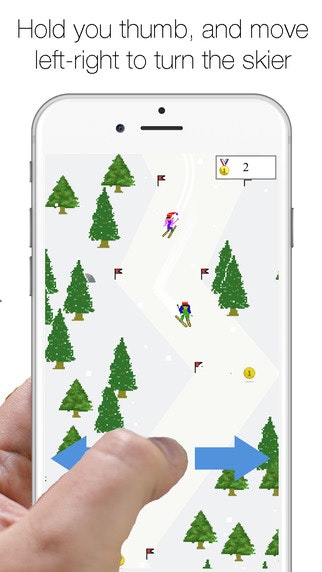 Yeti run for SkiFree gallery image