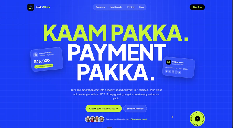 Pakkawork screenshot 2