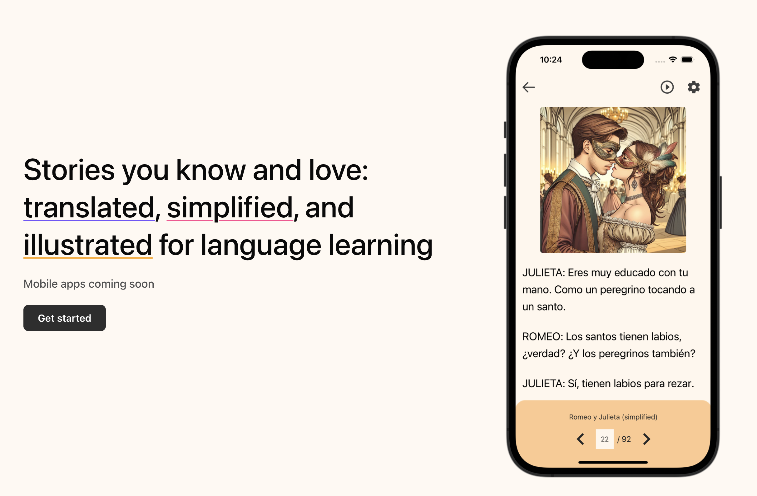 スーパーラング - あなたが知っている、愛する物語、言語学習のために簡素化されましたメディア1