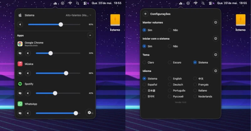 Audio Menu screenshot 2