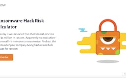 Ransomware Cyberattack Risk Calculator media 1