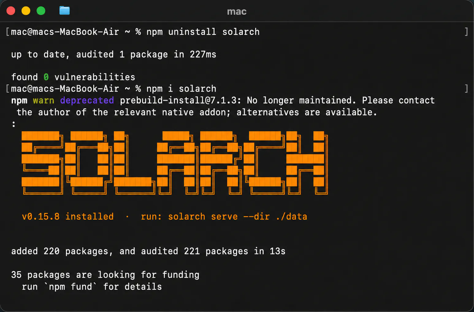 Solarch 截图