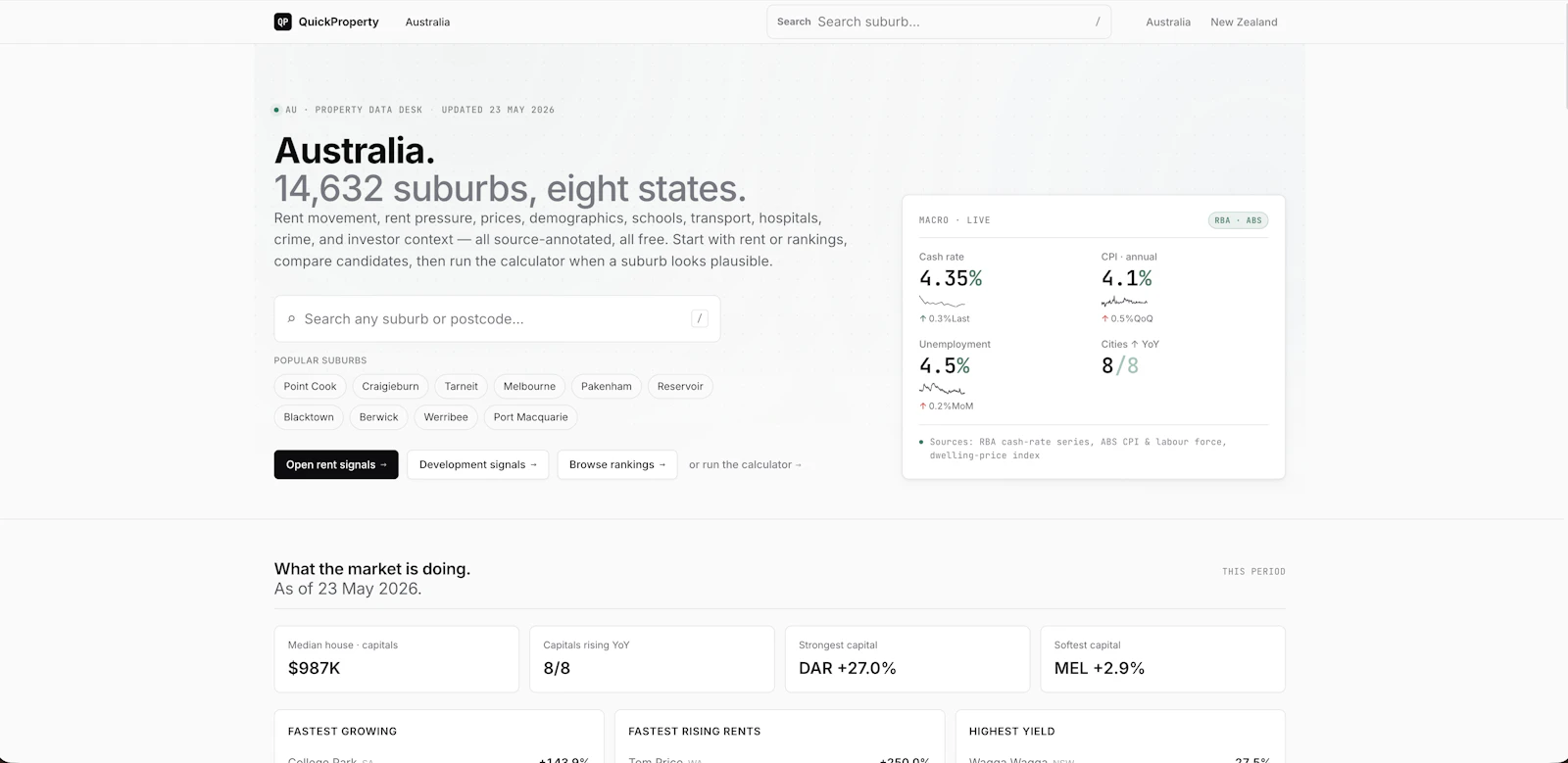 QuickProperty screenshot 1